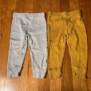 Gerber Gray and Mustard Kids Leggings